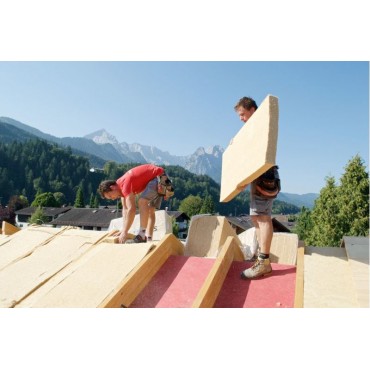 Isolant thermique et acoustique naturel écologique biosourcé fibre de bois Steico