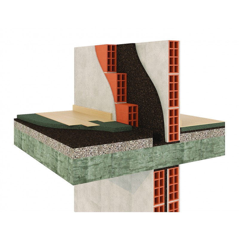 Isolant Liège 10mm en façade isolation thermique par l'extérieur naturel biosourcé écologique