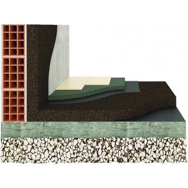 Isolant Liège 10mm en façade isolation thermique par l'extérieur