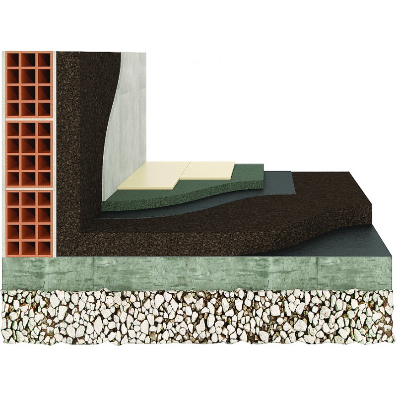 Isolant Liège 10mm en façade isolation thermique par l'extérieur