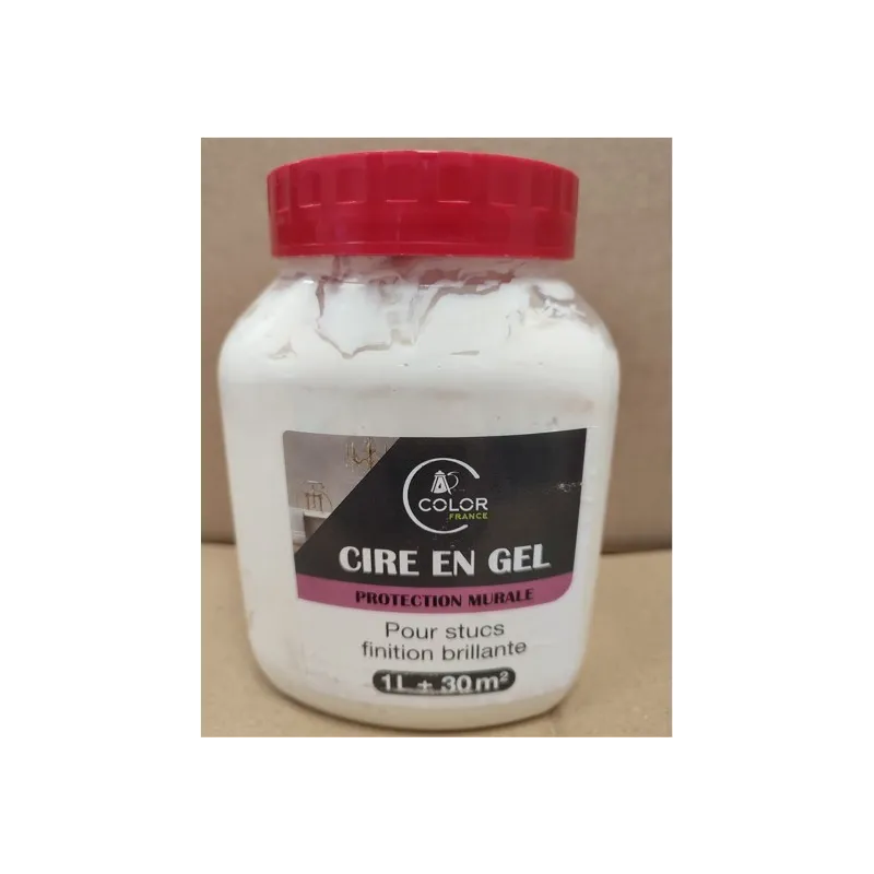 Cire en gel pour enduit, stuc et tadelakt - finition décorative