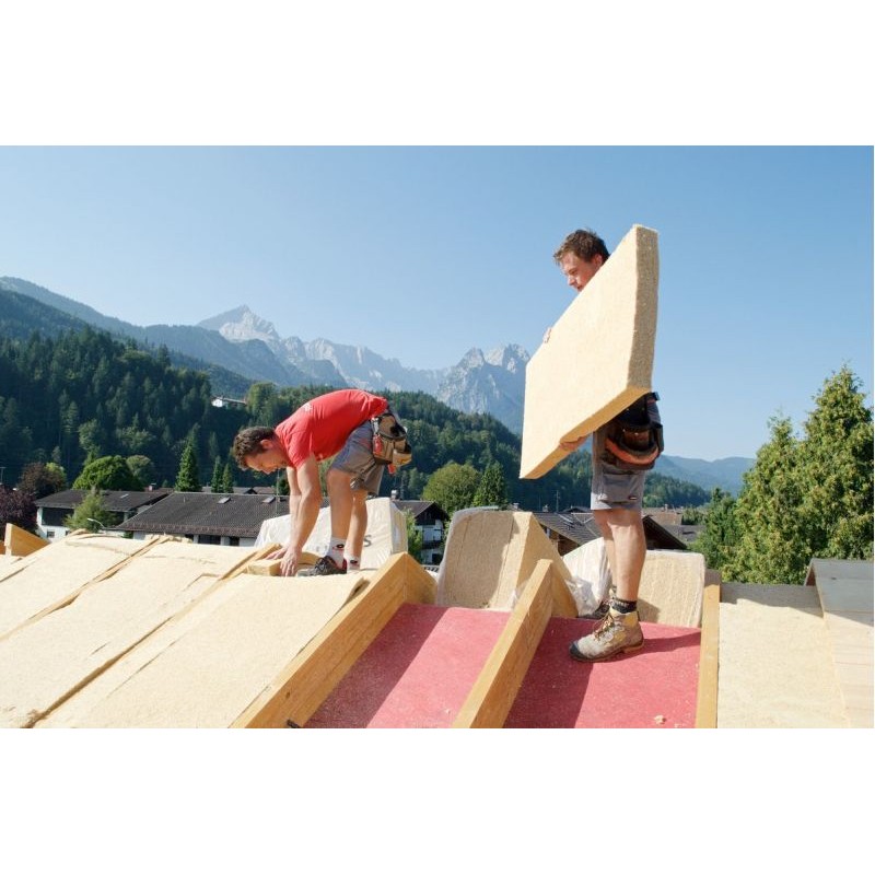 Isolant thermique et acoustique naturel écologique biosourcé fibre de bois Steico