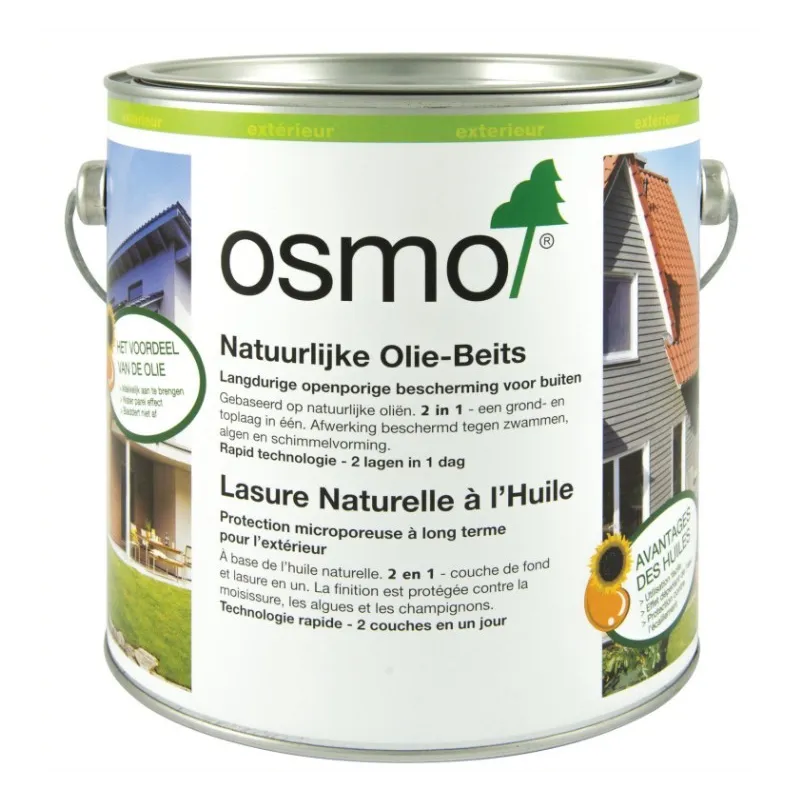 Lasure naturelle OSMO 732 teintée Chêne Clair - 750 mL