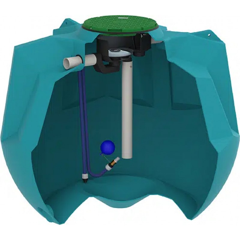 Cuve à enterrer de récupération d'eau de pluie Ecociter