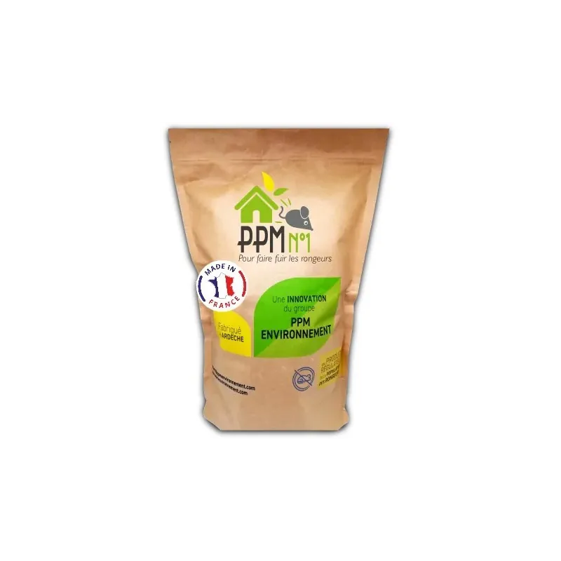 Répulsif rongeurs PPM : 40 sachets de 25 g