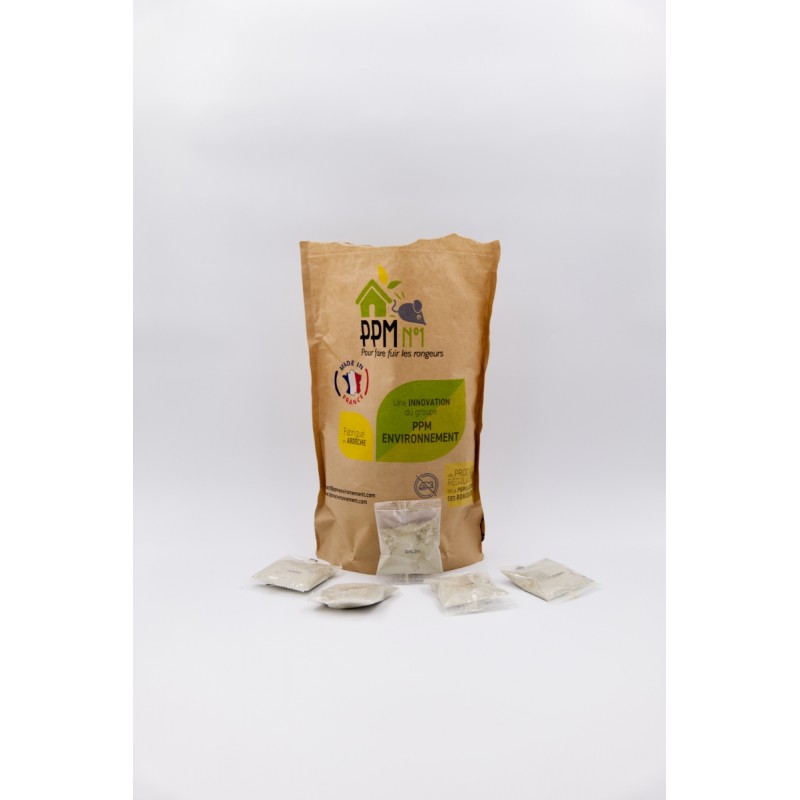 Répulsif rongeurs PPM : 40 sachets de 25 g