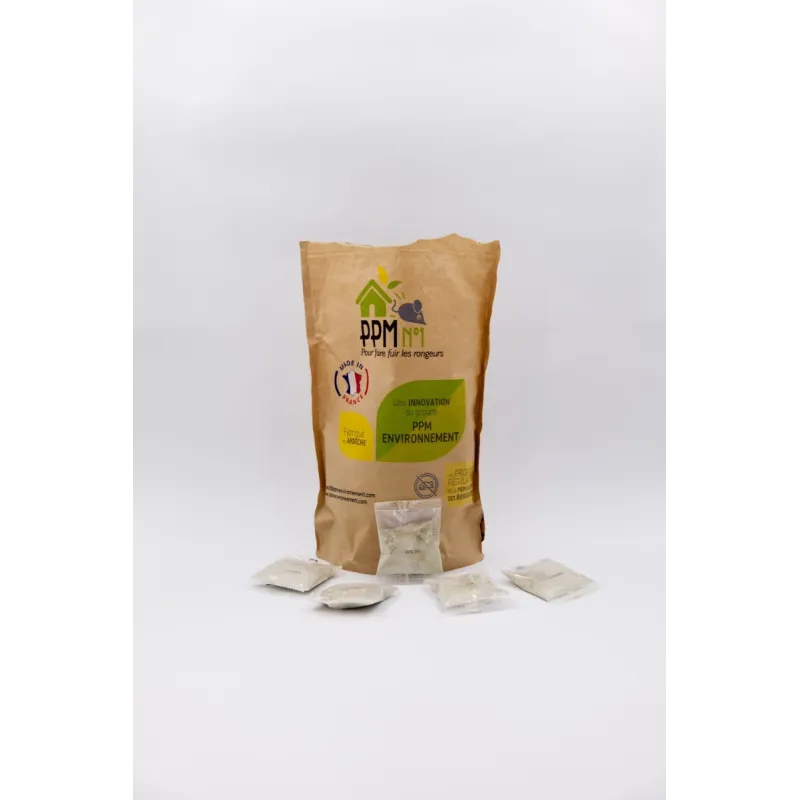 Répulsif rongeurs PPM : 40 sachets de 25 g