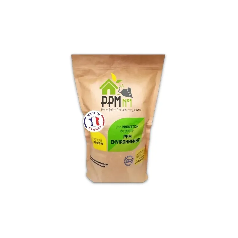 Répulsif rongeurs PPM : 40 sachets de 25 g