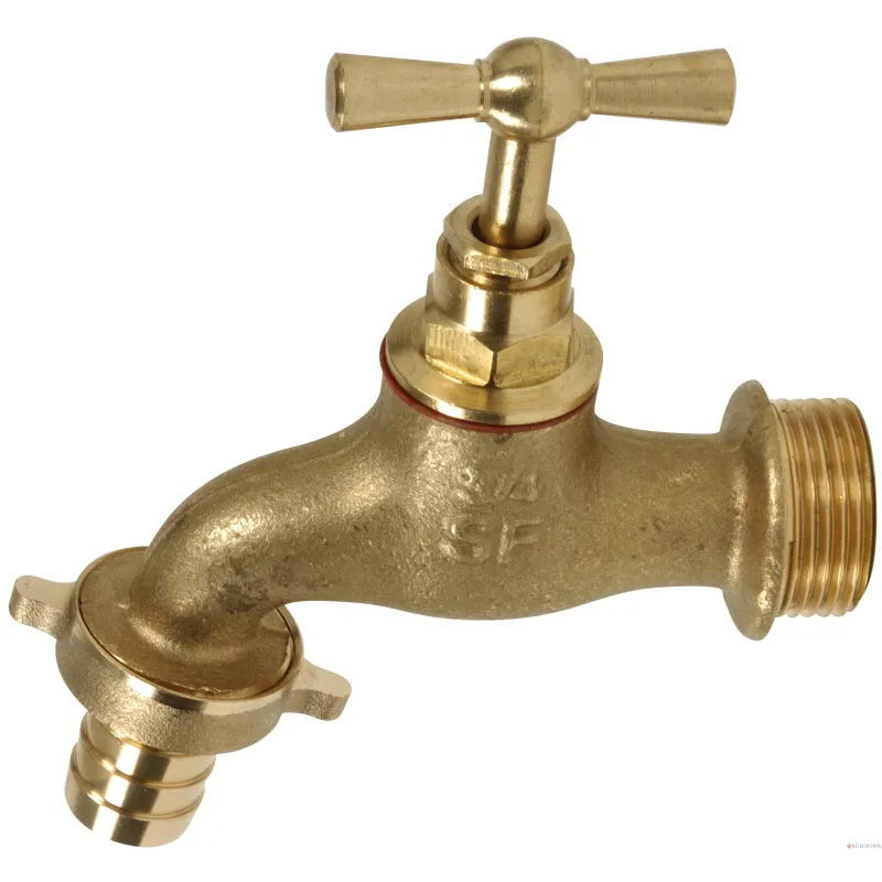 Robinet 3/4" de puisage laiton pour cuve de récupération eau de pluie