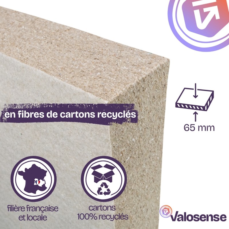 Valoflex 65mm isolant en carton recyclé