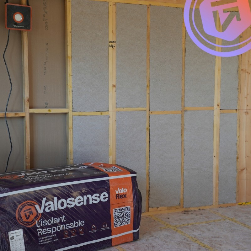 Valoflex 100mm isolant en carton recyclé