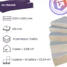 Valoflex 125mm isolant en carton recyclé