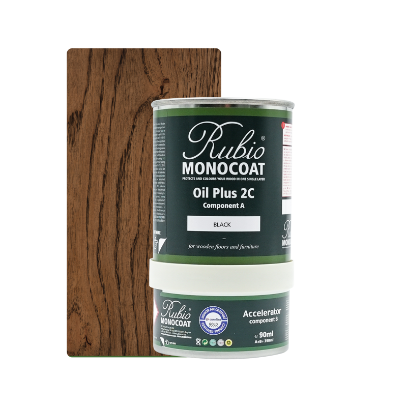 Oil+2C Black (Noir) Rubio Monocoat