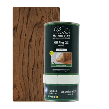 Oil+2C Black (Noir) Rubio Monocoat