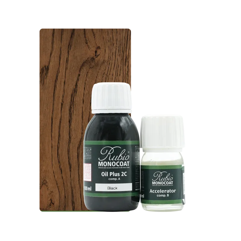 Oil+2C Black (Noir) Rubio Monocoat
