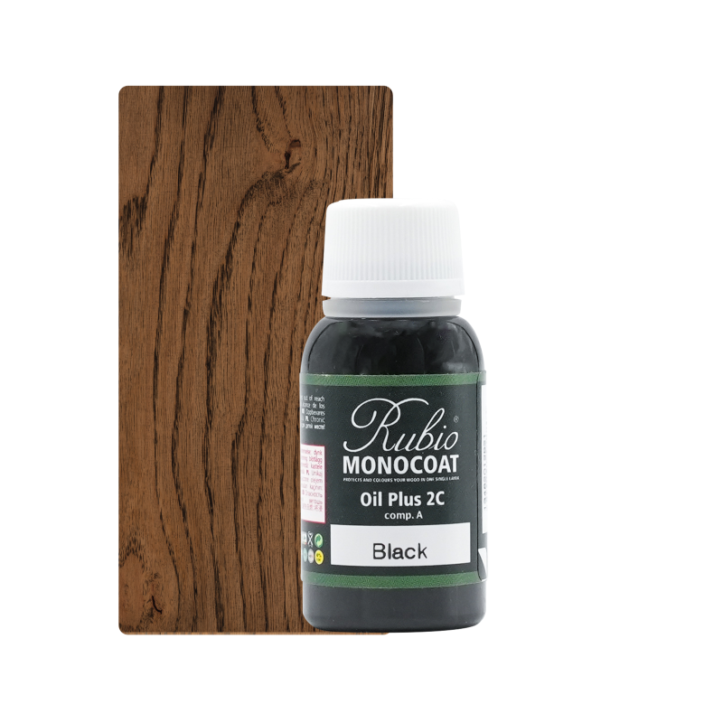 Oil+2C Black (Noir) Rubio Monocoat