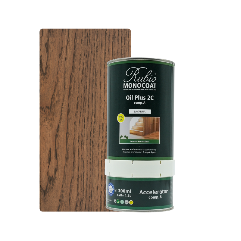 Oil+2C Savanna (Gris Taupe) Rubio Monocoat