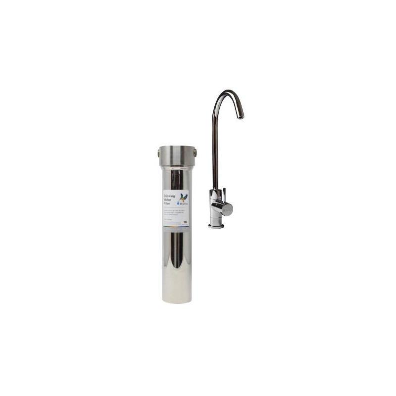 Filtre eau pure Doulton HIS INOX sous évier avec cartouche Ultracarb