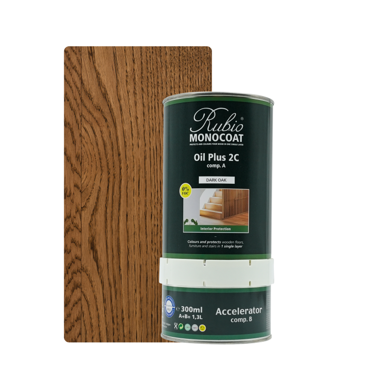Oil+2C Dark Oak (Chêne Foncé) Rubio Monocoat