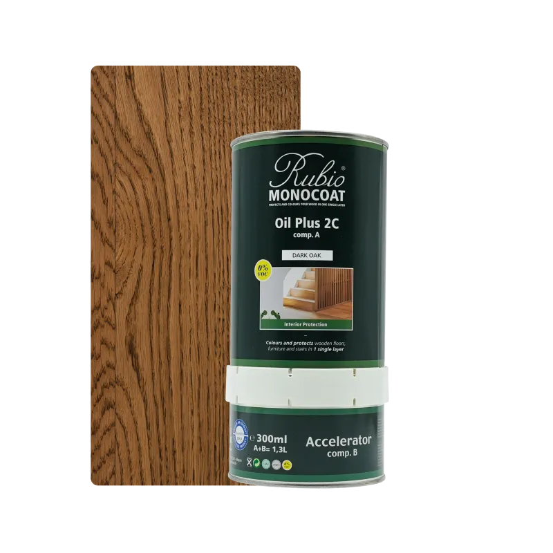 Oil+2C Dark Oak (Chêne Foncé) Rubio Monocoat