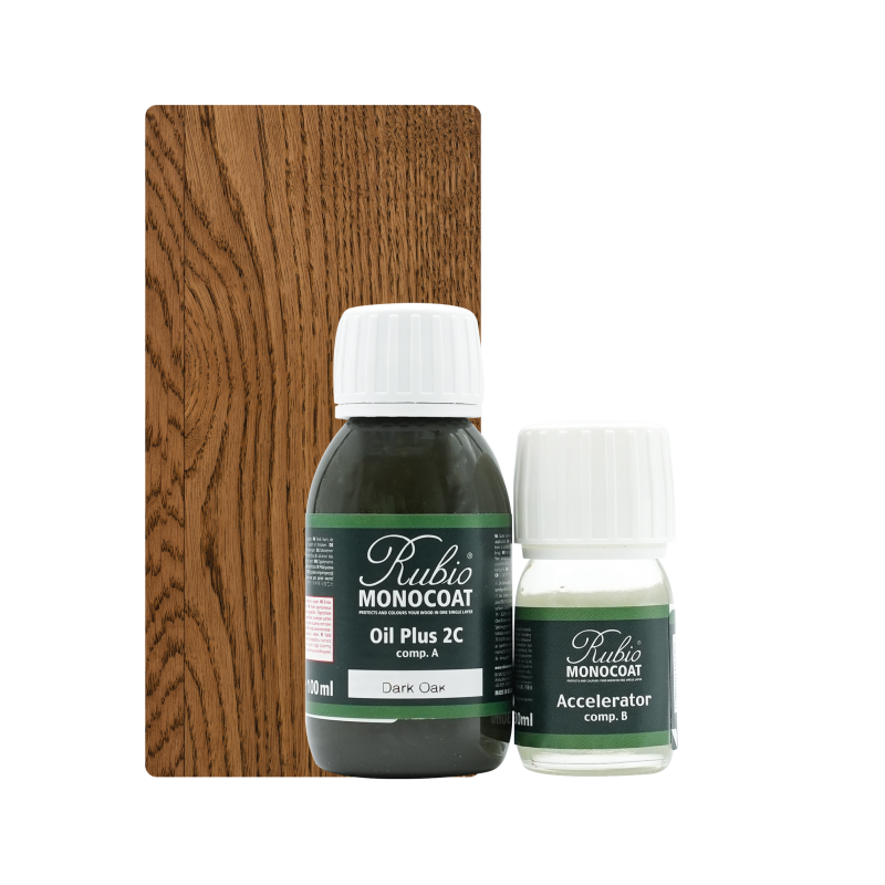 Oil+2C Dark Oak (Chêne Foncé) Rubio Monocoat