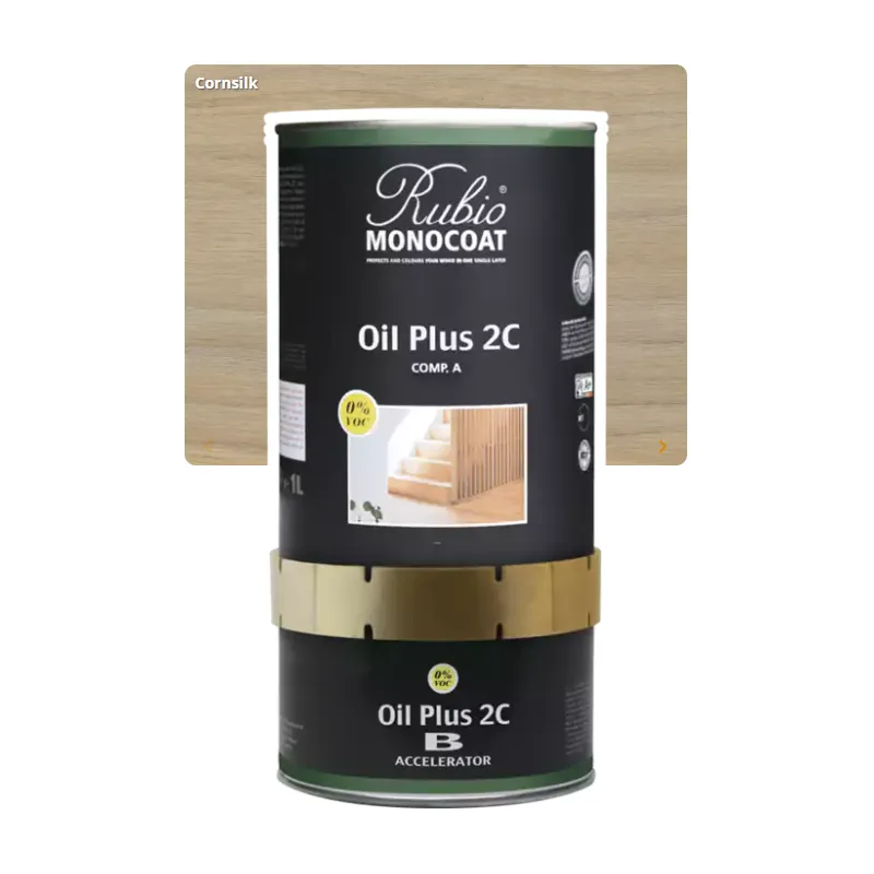 Cornsilk OIL+2C RUBIO MONOCOAT pour parquets et meubles monocouche