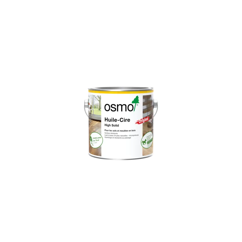 3073 Huile Cire Original Terra Transparente OSMO