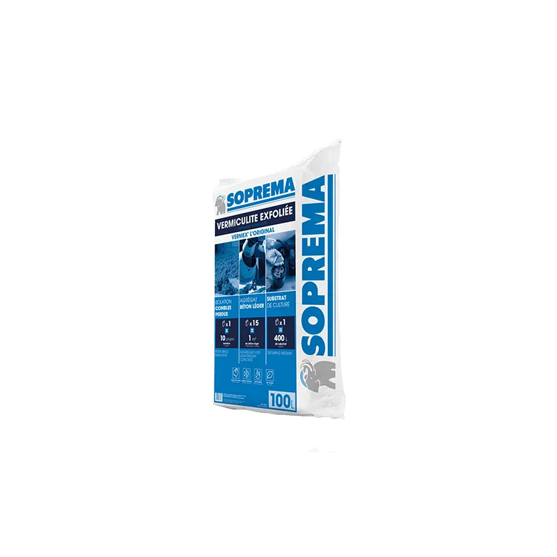 Vermex SOPREMA 100 L - Vermiculite exfoliée pour isolation